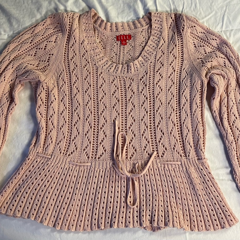 Pink sweater